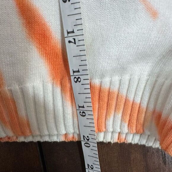 RD Style Women's Tie Dye V-Neck Knit Cotton Pullover Sweater Multicolor Small - Picture 7 of 12